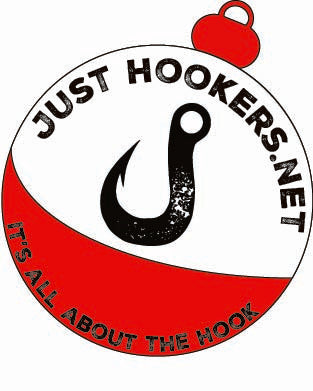 Just Hookers 5" Kiss-Cut Vinyl Sticker | Waterproof Fishing Decal