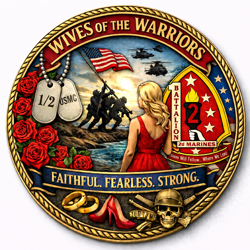 Marine Wives Challenge Coins Just Hookers